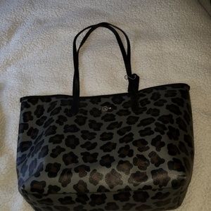 Gently used Coach ocelot tote
